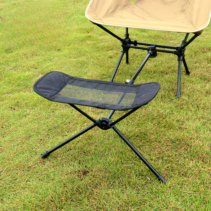 Jual Outdoor Folding Chair Footstool Portable Lounge Chair Footrest ...