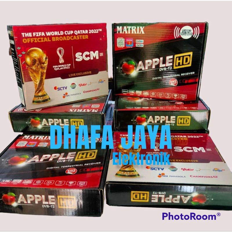 Jual SET TOP BOX TV DIGITAL MEREK MATRIX APPEL, TANAKA, NOISE SUDAH SNI