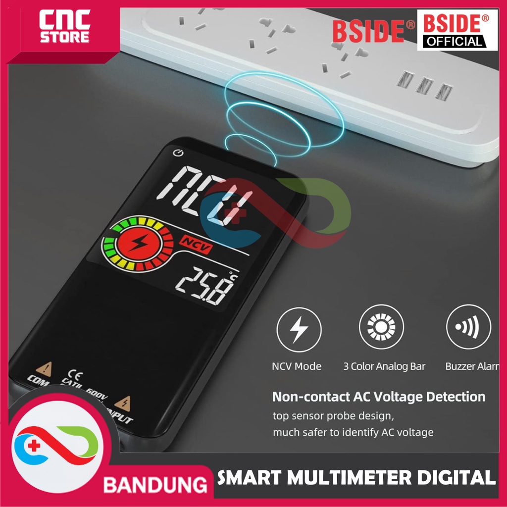 Jual BSIDE S10 SMART MULTIMETER DIGITAL AVOMETER MULTITESTER ORI AUTO ...