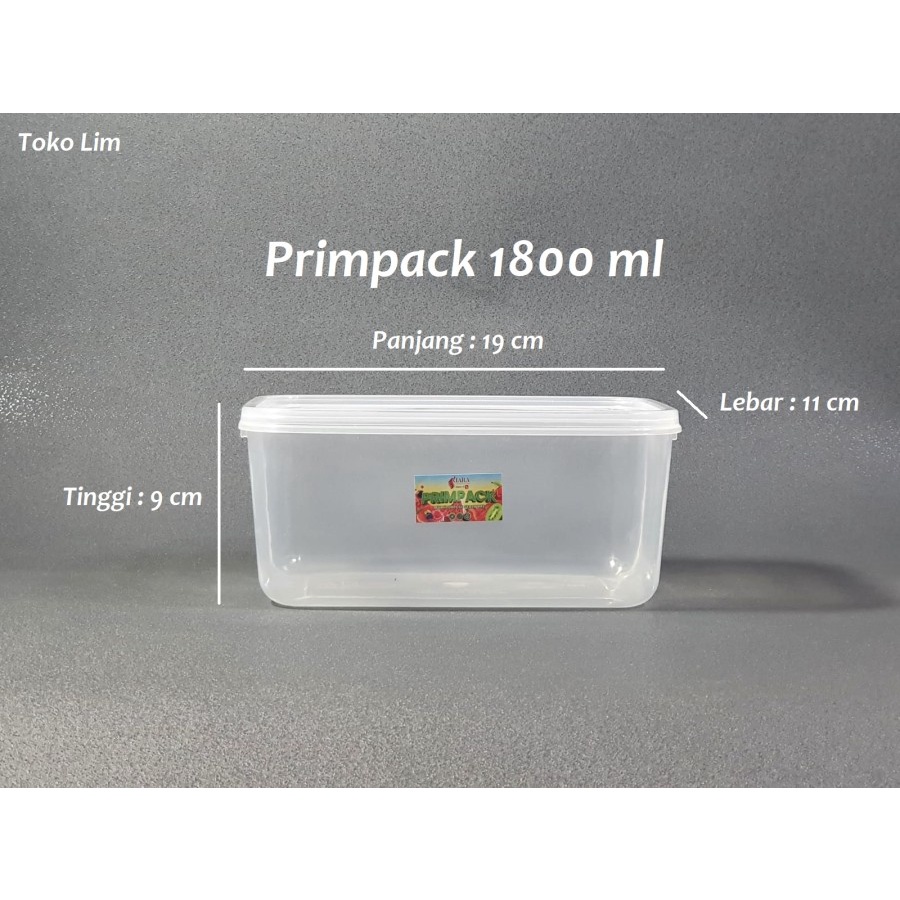 Jual 6 pcs Kotak makan / Container / Sealware PRIMPACK 1800 ML CJP ...