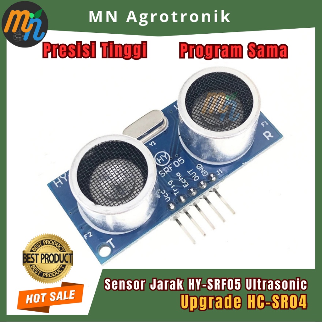 Jual HY-SRF05 ULTRASONIC DISTANCE MEASURING SENSOR JARAK UPGRADE HC ...