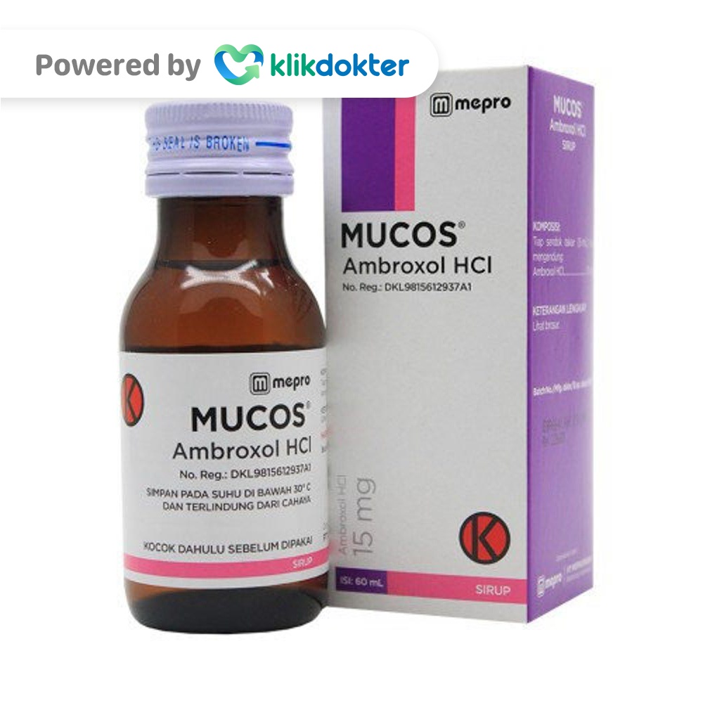 Jual Mucos 15mg Sirup 60ml | Shopee Indonesia