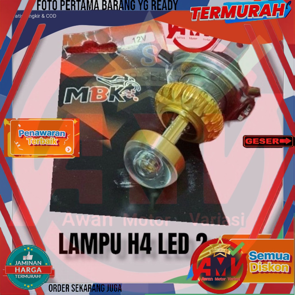 Jual Lampu Utama Motor Mobil Lampu Led Depan H Led Hs Laser Pcs Shopee Indonesia