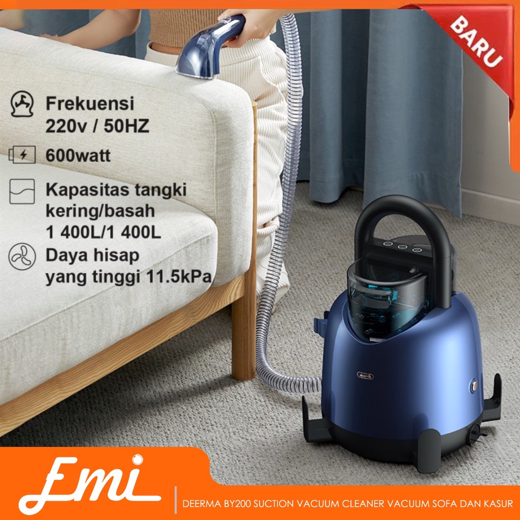 Jual Deerma BY200 Suction Vacuum Cleaner IPX4 Sofa dan Kasur 11.5kPa