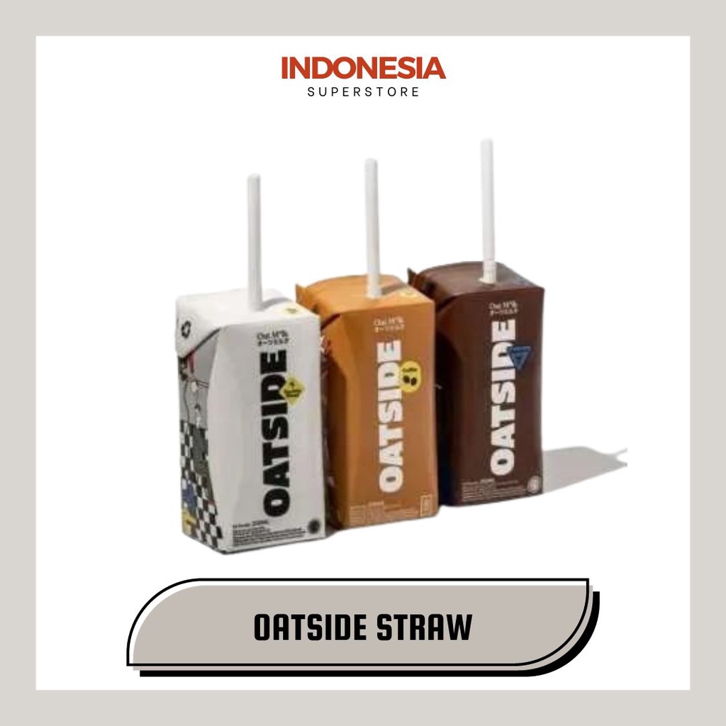 Jual Oatside Mini Straw Oat Milk 200 Ml With Straw Sedotan Shopee