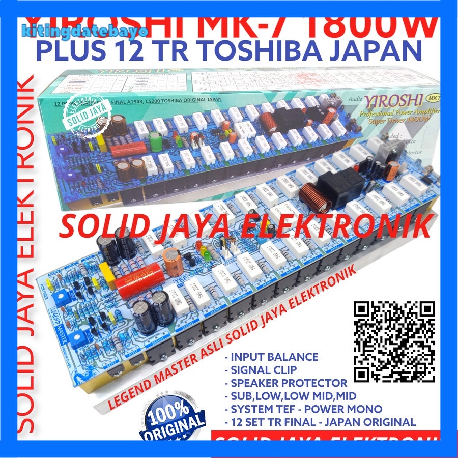 Jual Kit Power Yiroshi Mk7 Mk 7 Mk-7 1800W Plus Transistor Tr Final