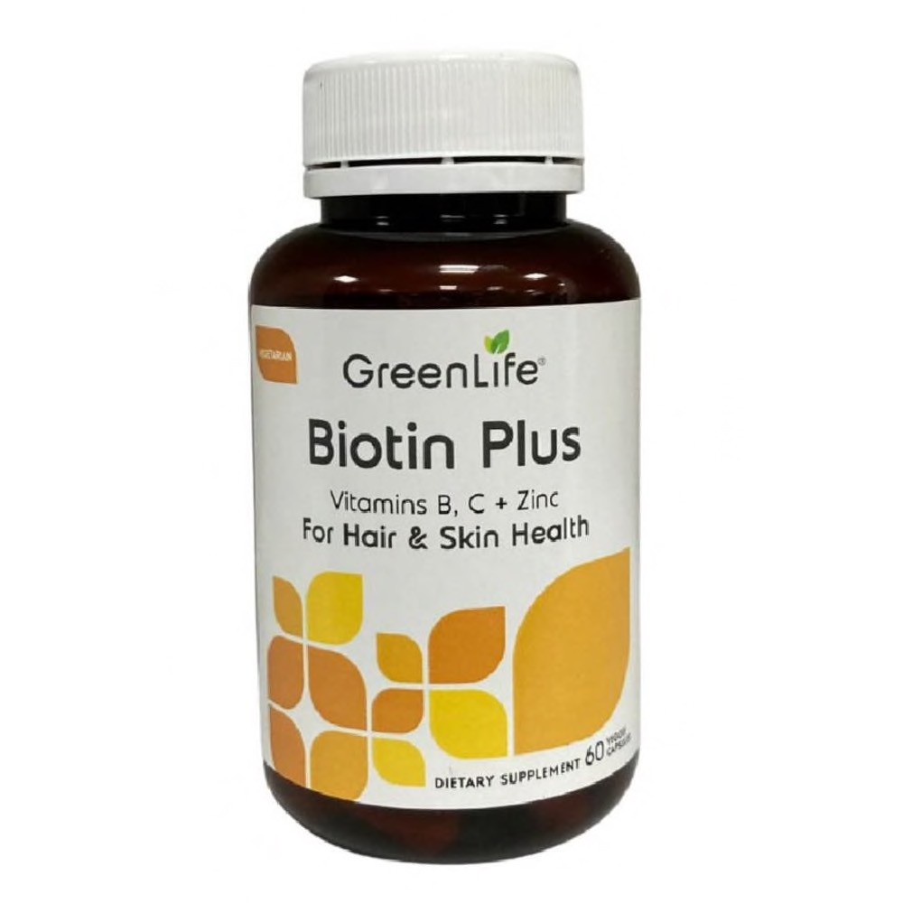 Jual GREENLIFE Biotin Plus with Vitamin B, C + Zinc Capsules (For Hair ...