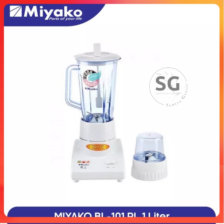 Jual Miyako Blender Plastik 2in1 BL 101 PL / Belender Miyako ORIGINAL ...