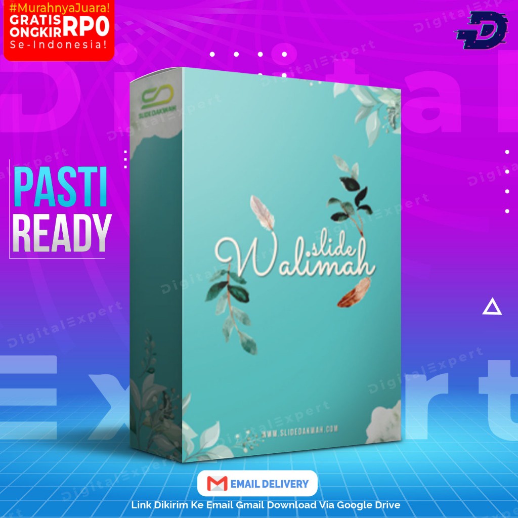 Jual Slides Walimah Undangan Nikah Digital Islami Format Ppt Shopee