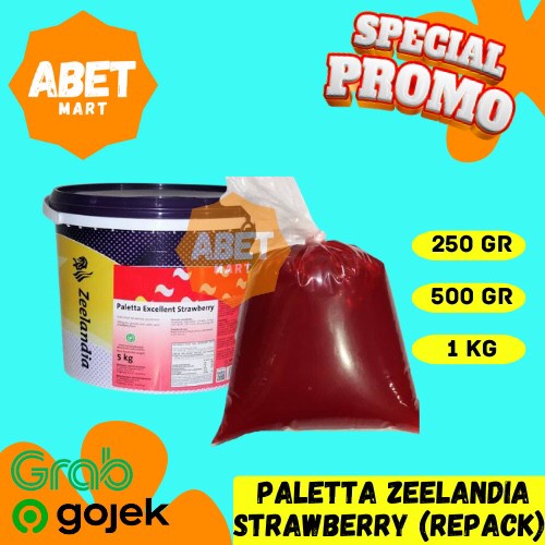 Jual Selai Paletta Excellent Zeelandia Strawberry 250 500 Gr 1 Kg ...