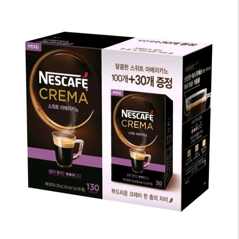 Nescafe Crema Americano/Intenso/Sweat Coffee Korea