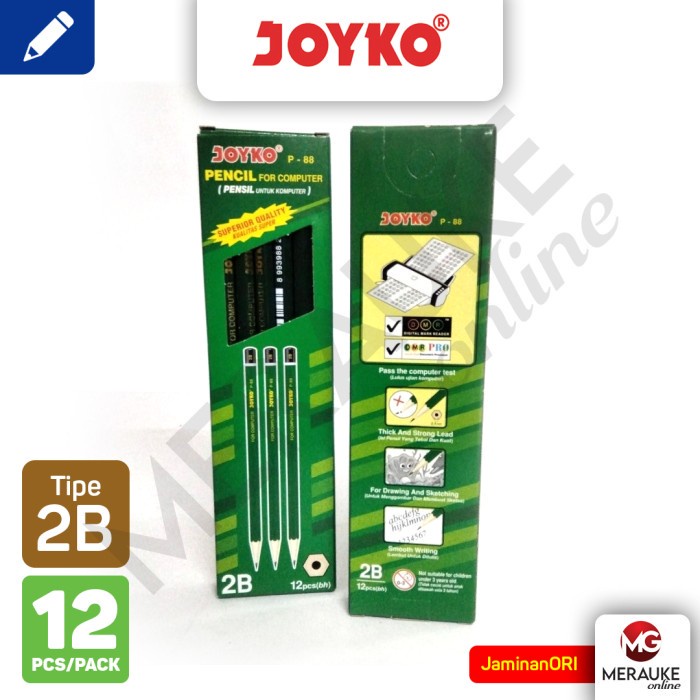 Jual Pensil Joyko P 88 2b 1 Box 12 Pcs Shopee Indonesia