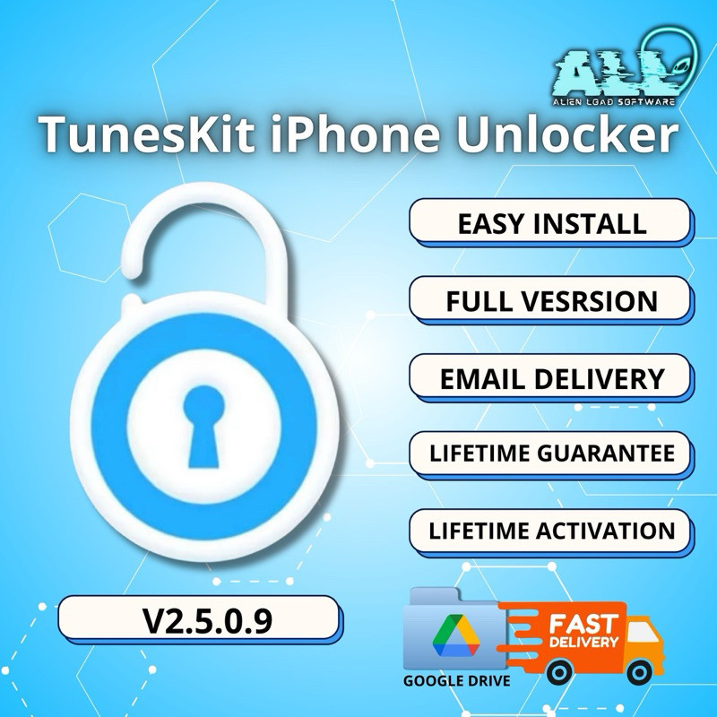 Jual TunesKit iphone Unlocker v2.5.0.9 Full Version (Terbaru) Shopee