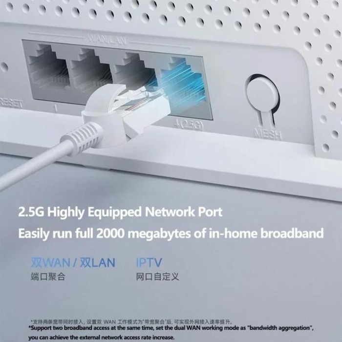 Jual Mi Router BE5000 WiFi 7 Mesh System 5000 Mbps OFDMA MLO Dual Band ...