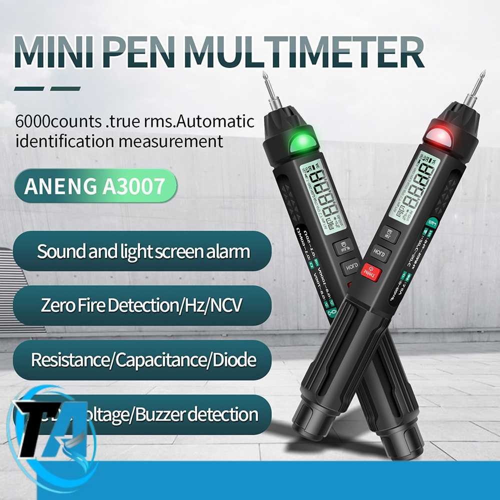 Jual ANENG Digital Multimeter Voltage Tespen Tester Pen - A3007 ...