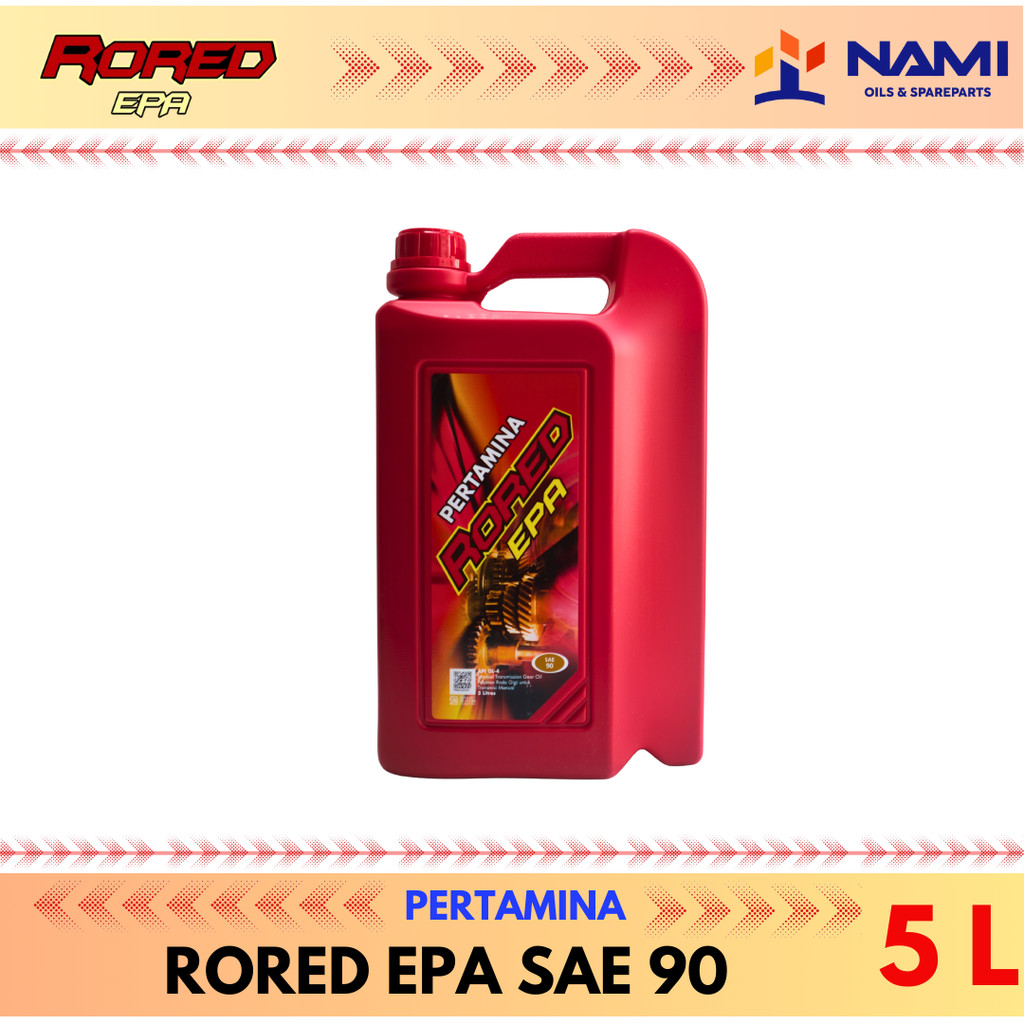 Jual *PERTAMINA RORED EPA SAE 90 (5L) GALON* Oli Pelumas roda gigi ...