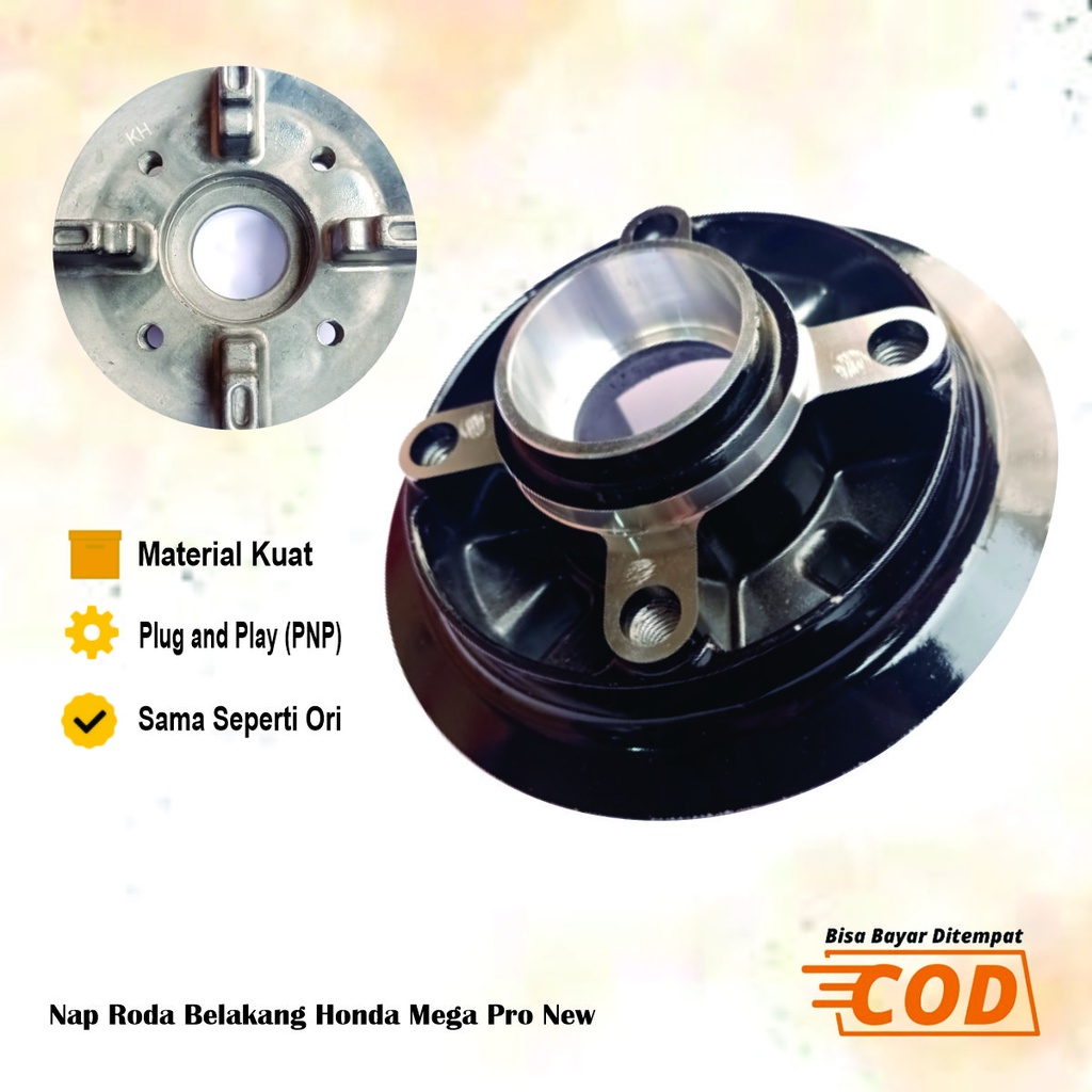 Jual Nap Gear Roda Honda Megapro New Verza Hub Gear Belakang Motor ...
