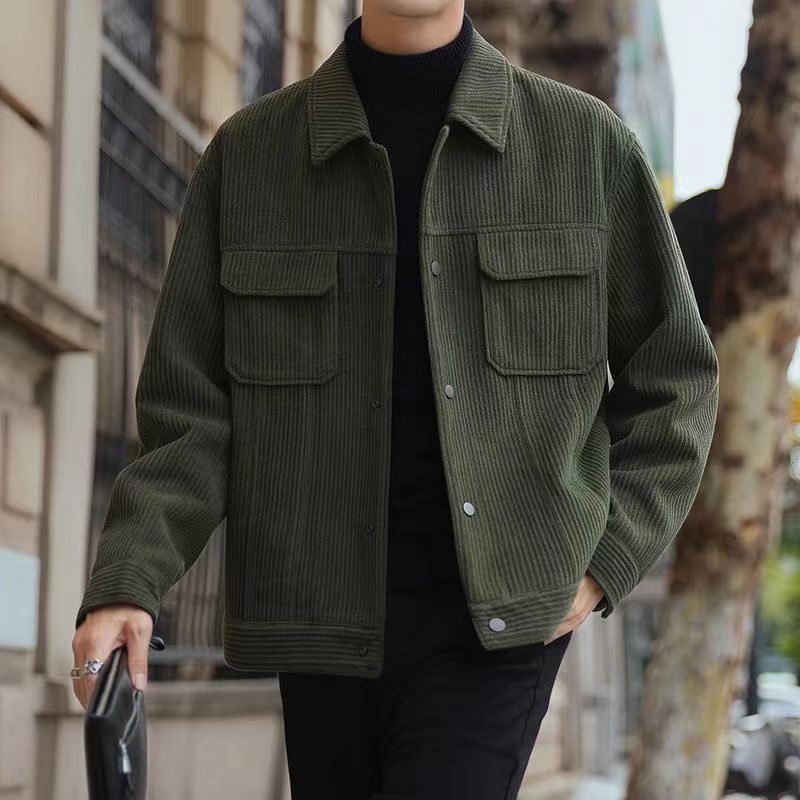 saferido Suede jacket men's spring and autumn new design sense top American trendy brand loose casual jacket military jackets