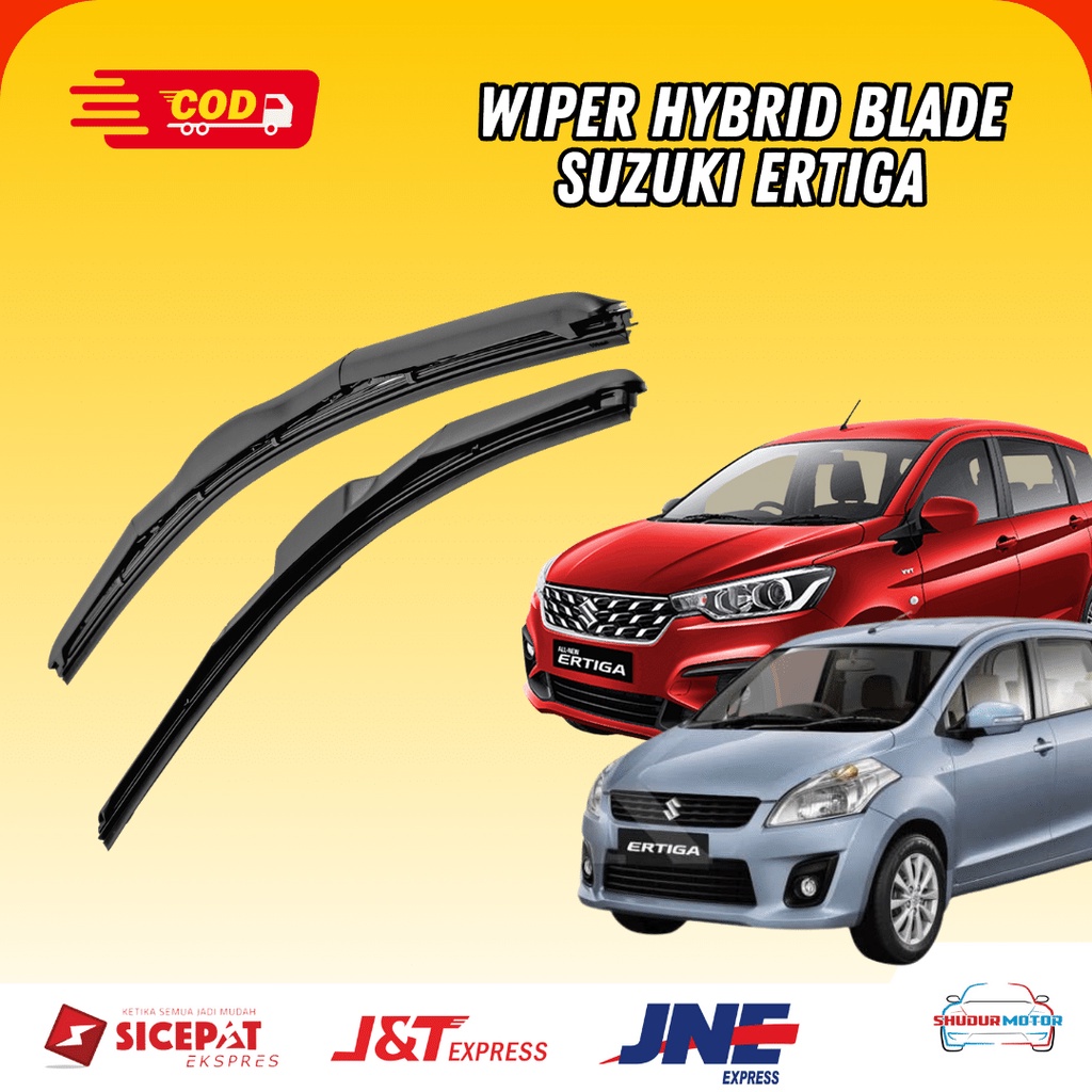 Jual Wiper Hybrid Blade Suzuki Ertiga / All New Ertiga Frameless 1 Set