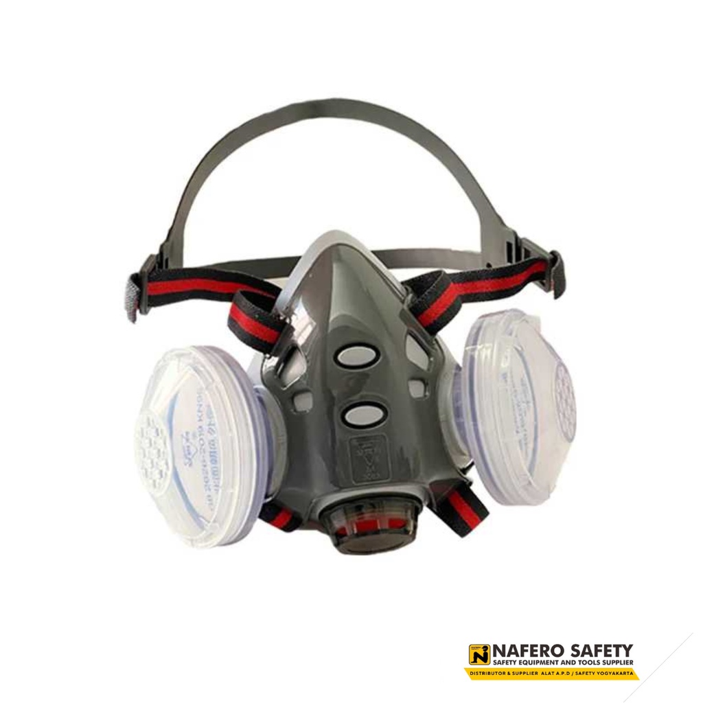 Jual Paker Masker Gas Respirator 308A dan Kacamata Google Premium ...