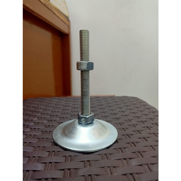 Jual 1 Pcs Kaki Adjuster conveyor M14 x 10cm Karet/Foot Adjuster Table ...
