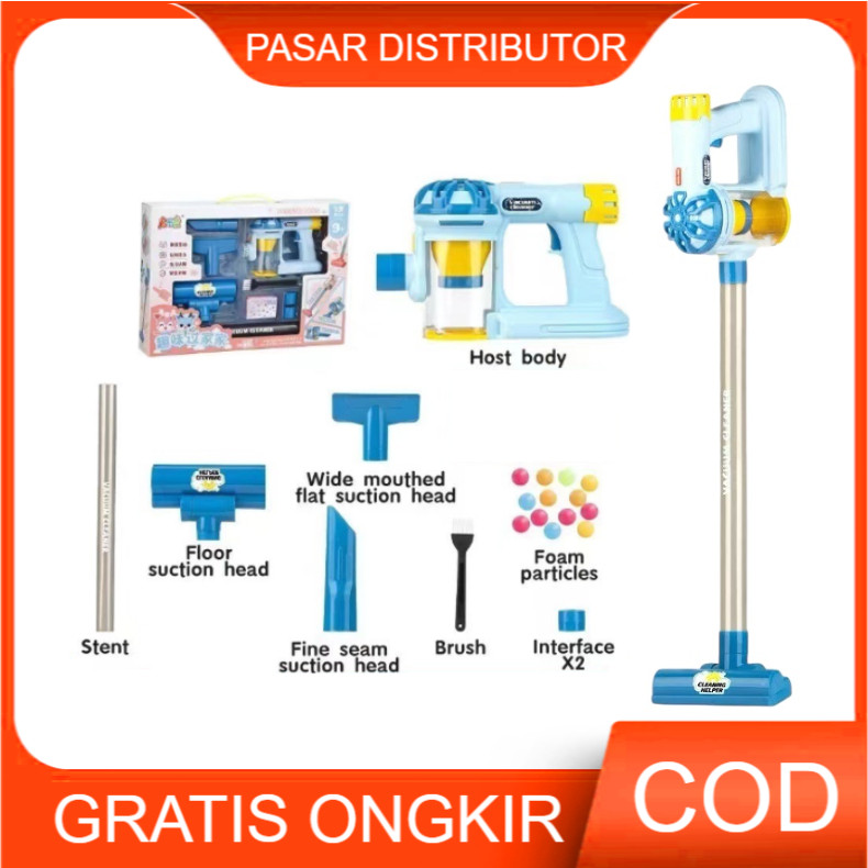 Jual Mainan Anak THS-003 PLAY HOUSE VACUUM CLEANER Mainan Edukasi Alat