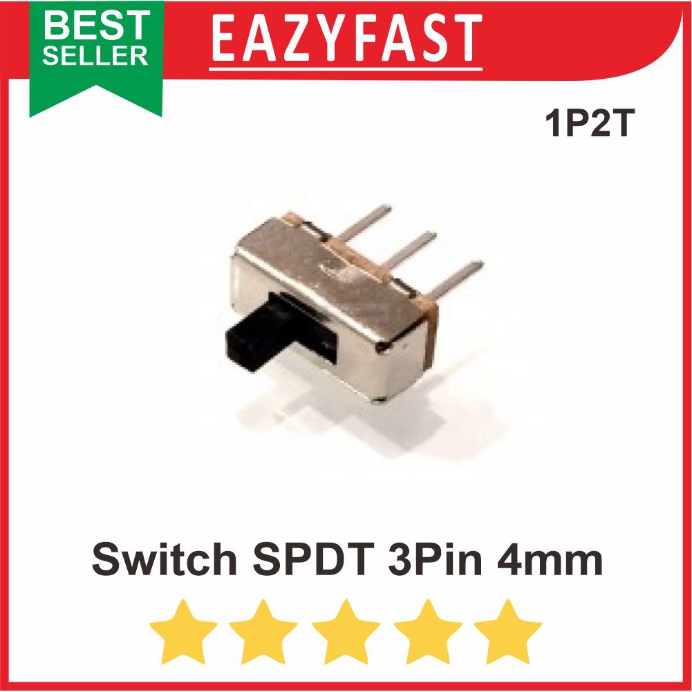Jual Slide Switch SPDT 1P2T Saklar Geser Kecil Mini Toggle 3 Pin PCB ...
