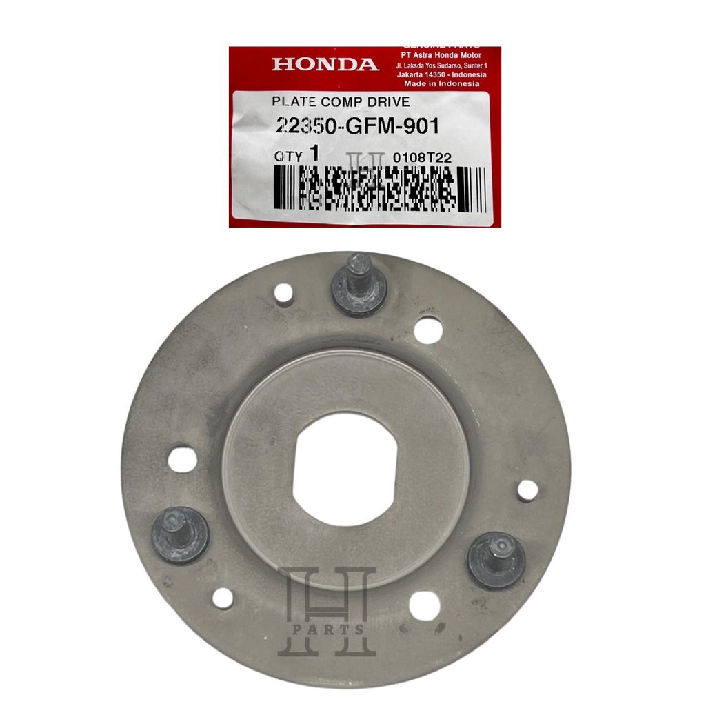 Jual DUDUKAN KAMPAS KOPLING GANDA PLATE COMP DRIVE VARIO 125 150 22350 ...