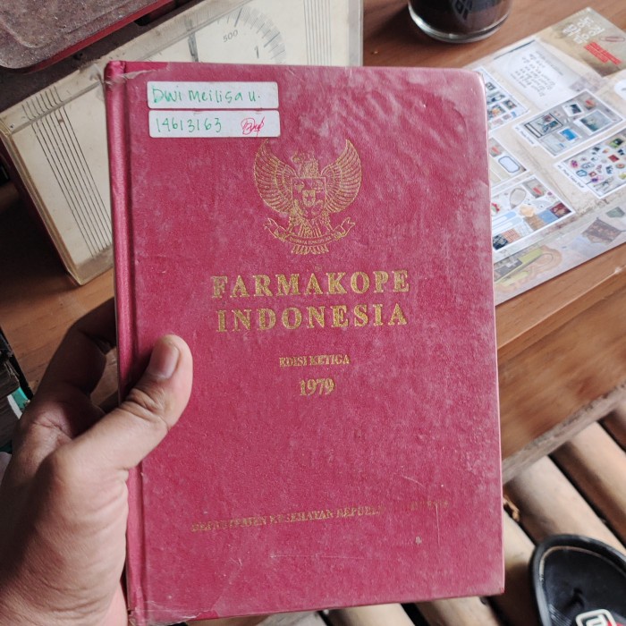 Jual FARMAKOPE INDONESIA EDISI KETIGA 1979 | Shopee Indonesia