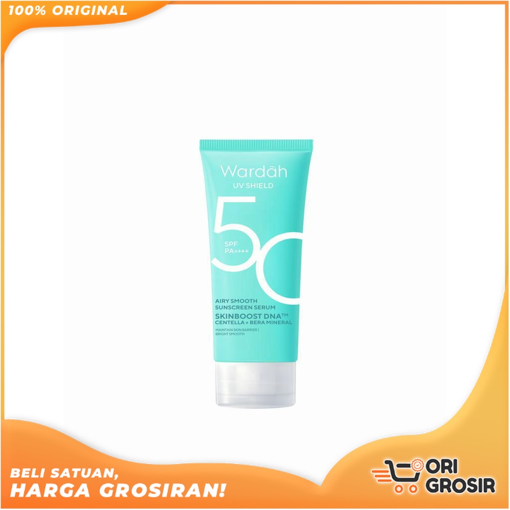 Jual ORI Grosir Wardah UV Shield Airy Smooth Sunscreen Serum SPF 50 PA