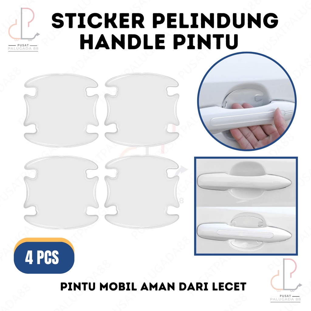 Jual Stiker Handle Pintu Mobil Pelindung Gagang Pintu Mobil Bening ...