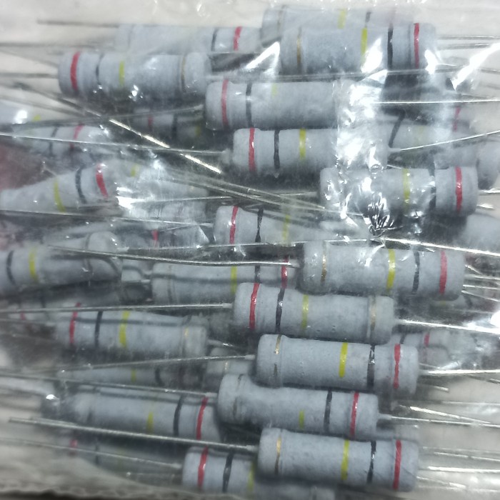 Résistances 1,5 Ohm 2W Tolérance 5% | Lot De Résistances électroniques 2B 15x5