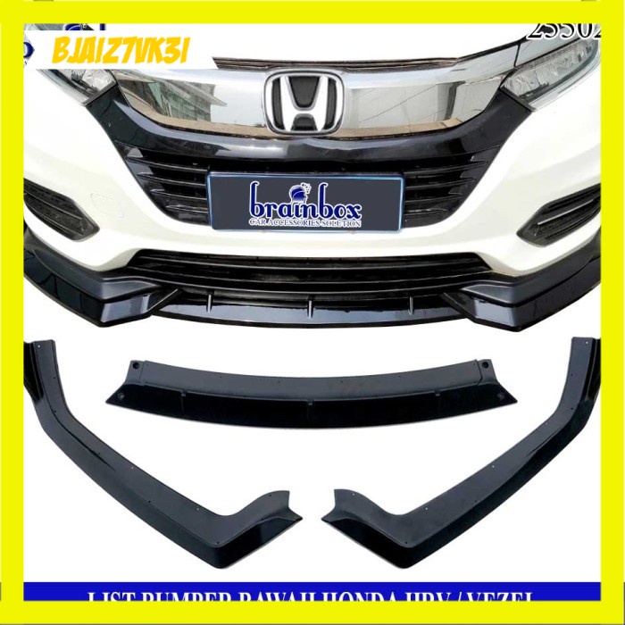 Jual Front Bumper Lips Honda HRV VEZEL Body Kit Spoiler List Bumper