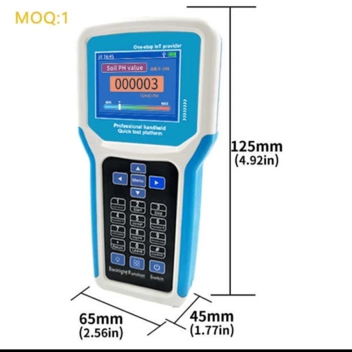Jual Soil Analyzer Sentec SEM2260 Handheld NPK RS485 nitrogen kalium ...