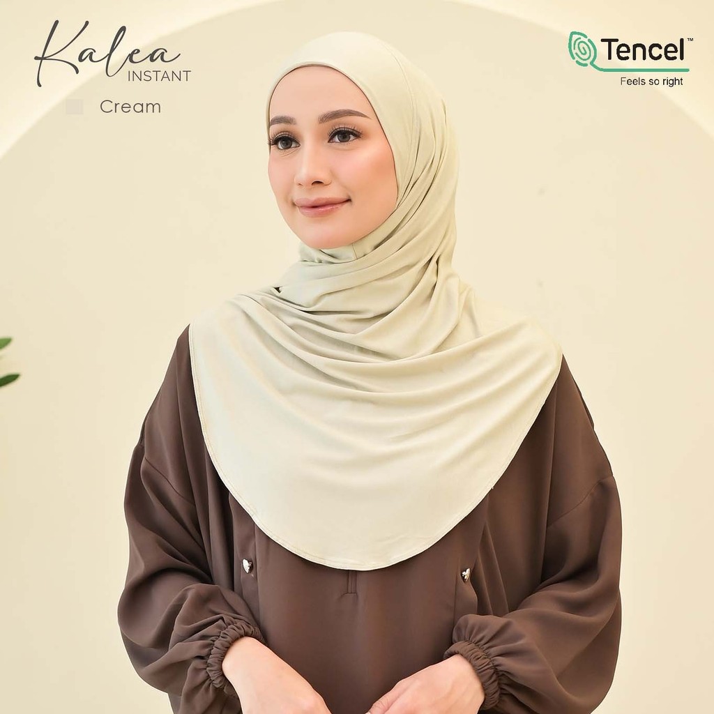 AMILY Kalea Hijab Instan Jilbab Bergo Tencel Modal Terbaru Polos Premium