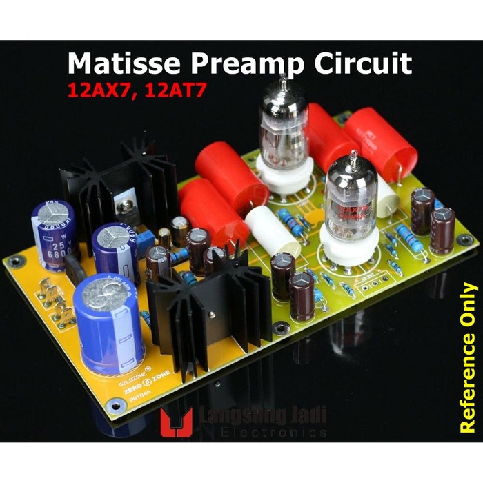 Jual Kit Preamp Tube Matisse Reference Clone Tabung 12AX7 12AT7 ECC83 ...