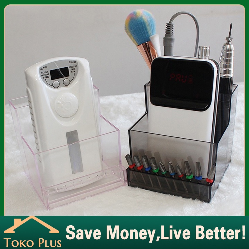 Jual Kotak Tempat Nail Drill Organizer Akrilik / Box Tool Nailart