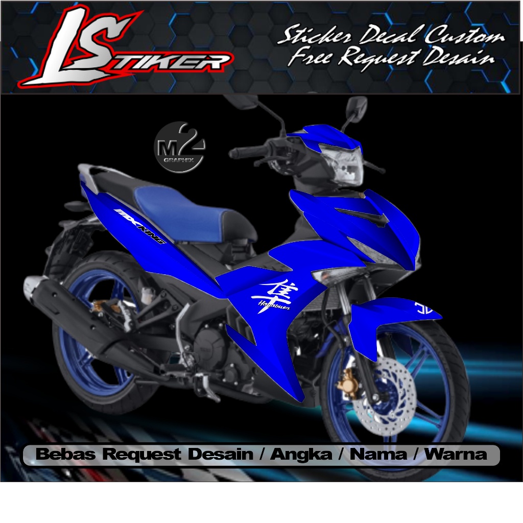 Jual 0104 - STICKER DECAL JUPITER MX KING FULL BODY BEBAS REQUEST ...