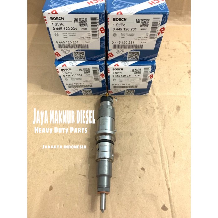 Jual 0446120231 Injector Komatsu PC200-8 PC 200-8 Injektor GENUINE ...