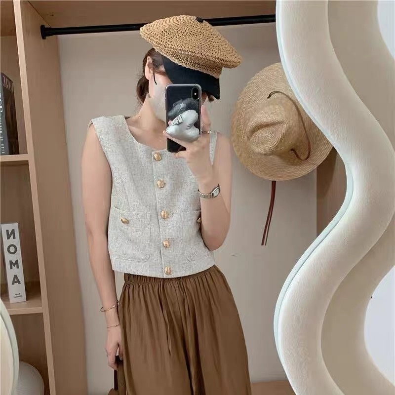 Jual FRIDAY OUTFIT_VEST ATAU ROMPI WANITA PREMIUM ELLEN VEST | Shopee ...