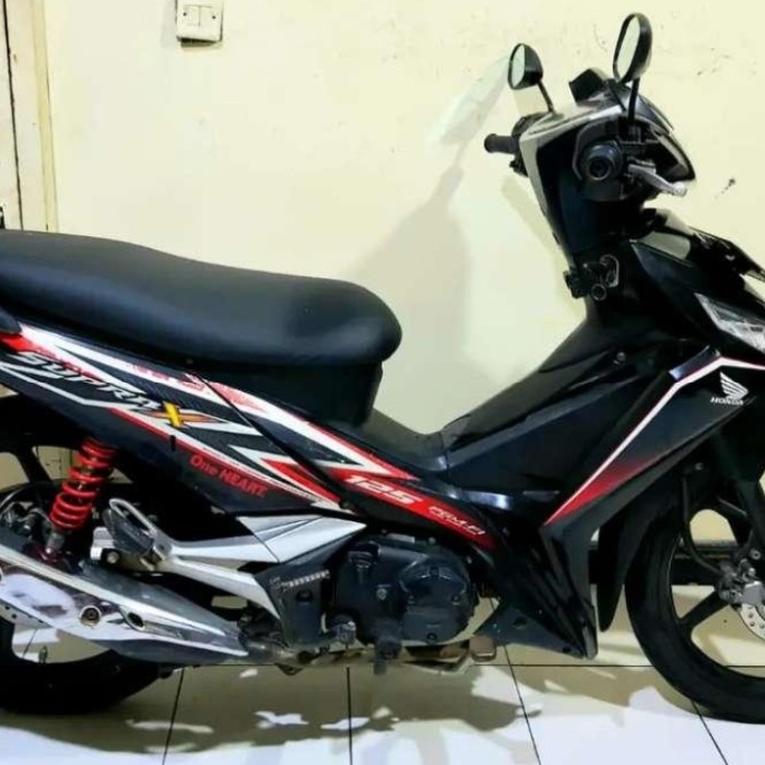 Jual ( ECERAN ) FULL BODY SUPRA X 125 FI 2014 - 2019 HITAM GLOSSY SUPRA ...