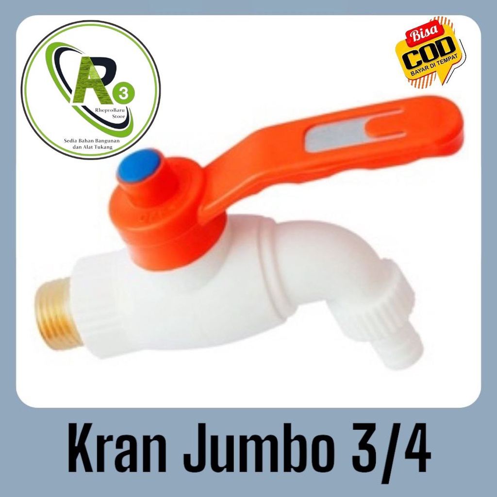 Jual KRAN AIR PVC 3/4
