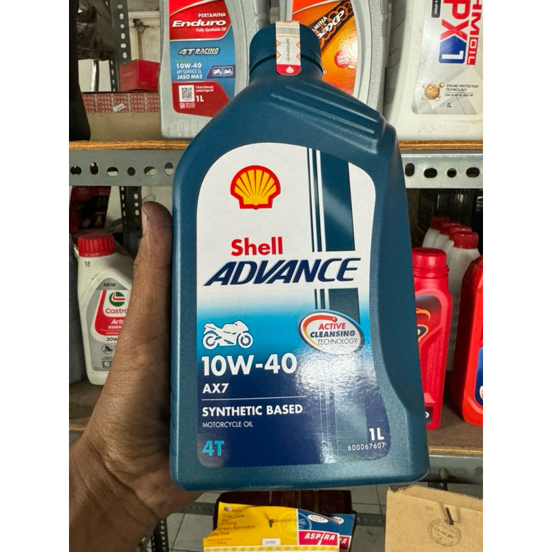 Jual Oli shell Ax7 1 Liter 10W-40 Original | Shopee Indonesia