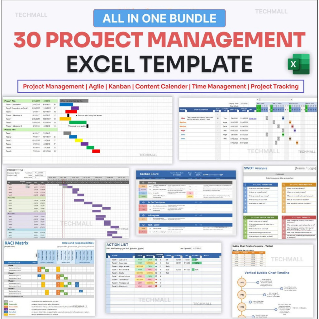 Jual Ultimate Project Management Toolkit – 38 Template Excel Praktis ...
