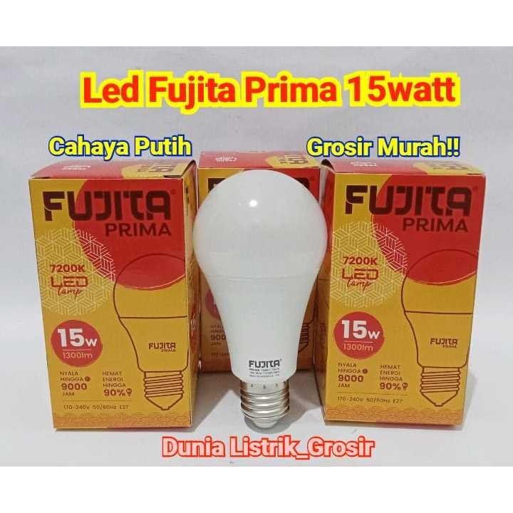 Jual Lampu Bohlam Led Bulb Fujita Prima 15watt Lampu Led Super Terang ...