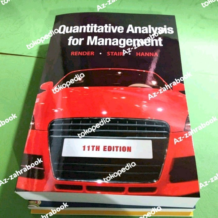 Jual Buku Quantitative Analysis For Management By Barry Render Shopee Indonesia 1169