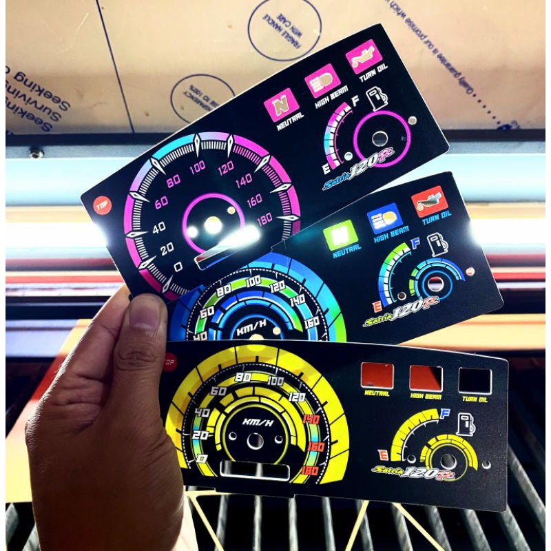 Jual Papan Panel Speedometer Satria Ru 120R tahun 2000 2001 2002 2003 ...