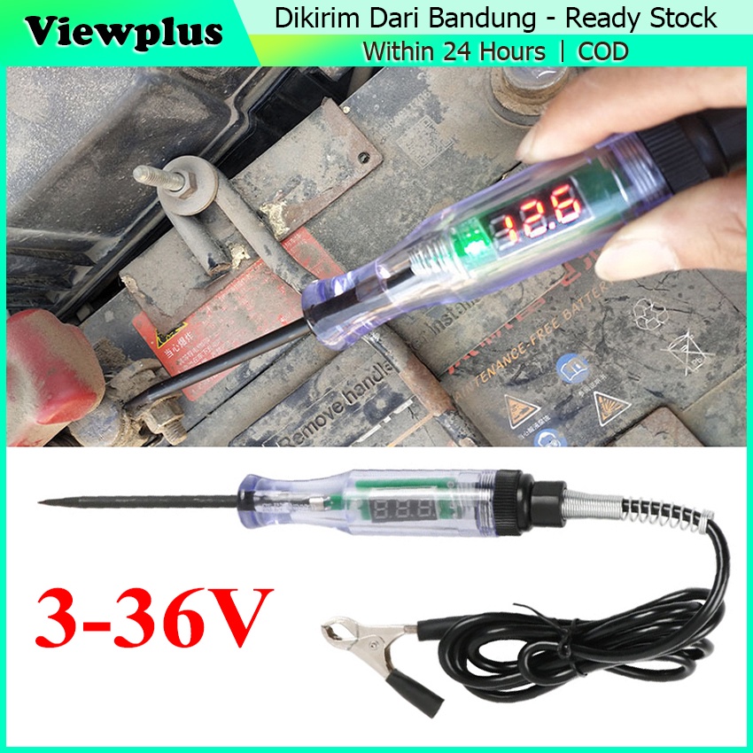 Jual Test Pen Tespen Digital Mobil Truk Tegangan Sirkuit Tester ...