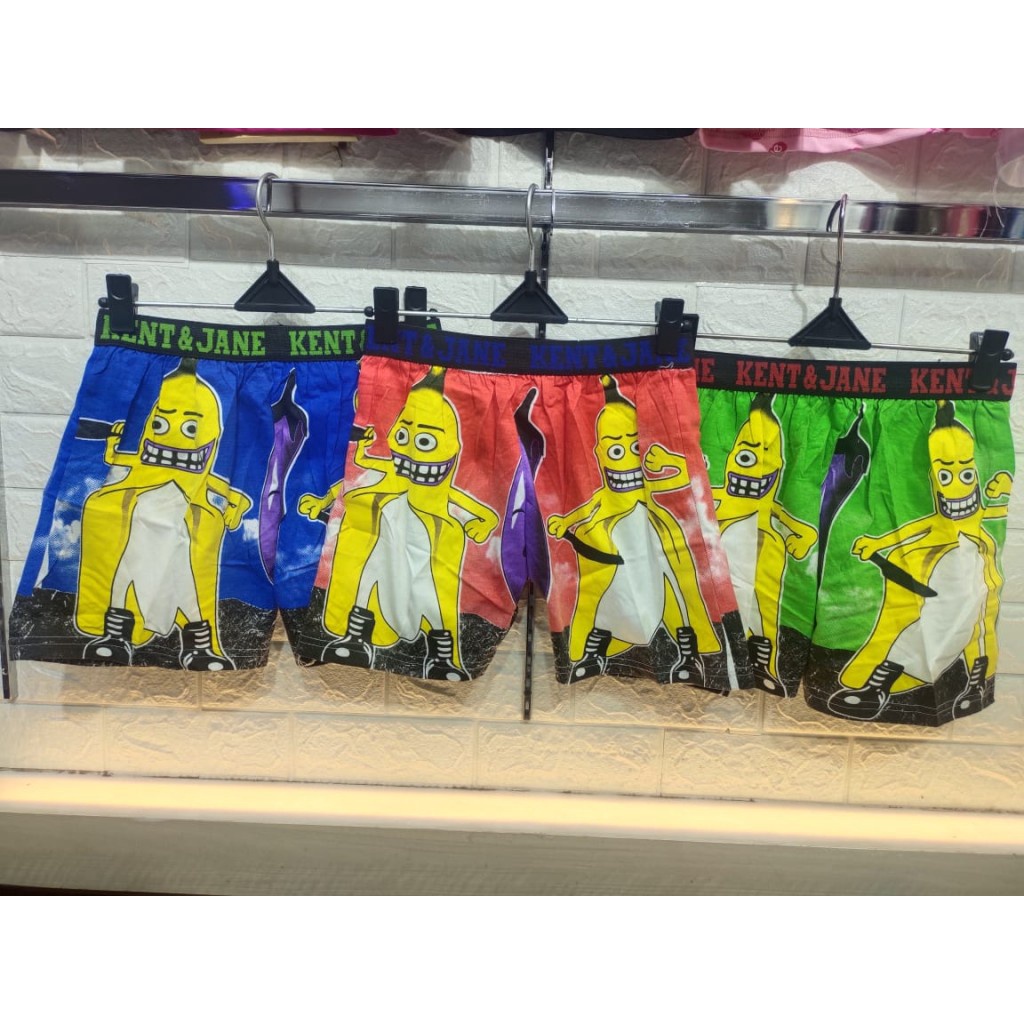 Jual Boxer Santai Motif Pisang | Shopee Indonesia