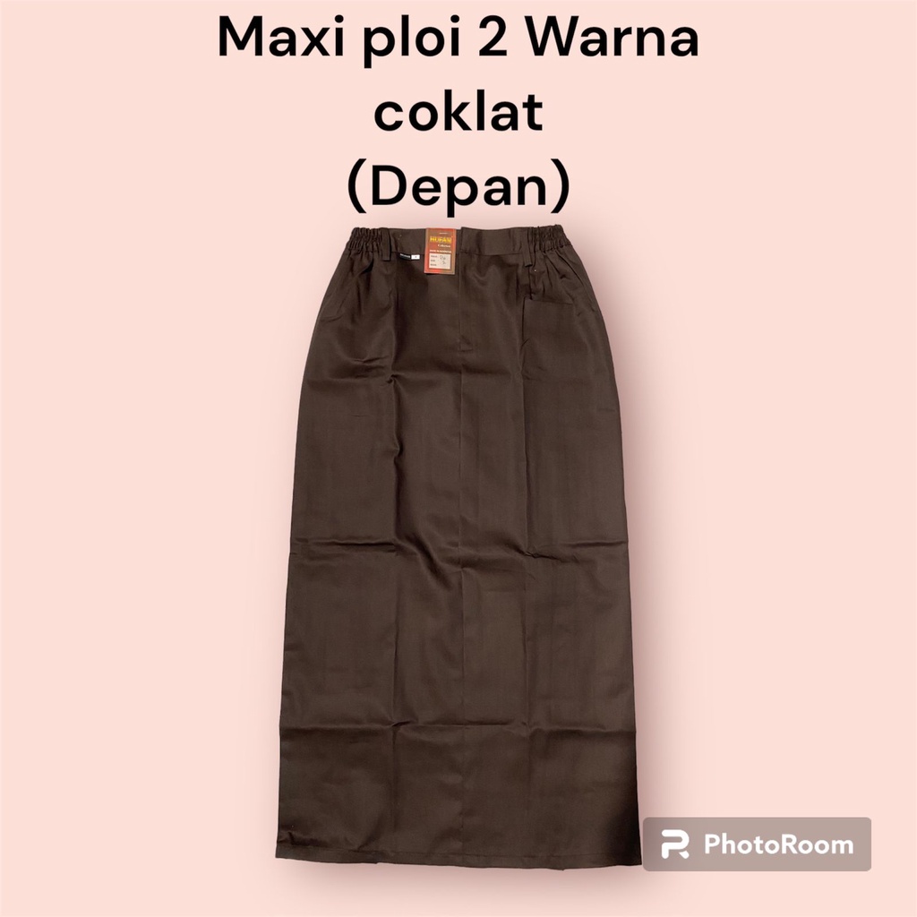 Jual SERAGAM SEKOLAH SMP ROK MAXI PLOI 2 DEPAN WARNA COKLAT BISA COD ...
